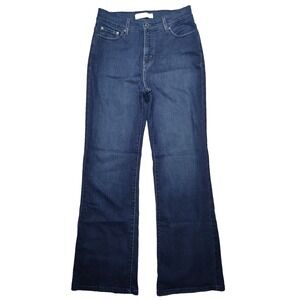LEVIS 512 Bootcut Perfectly Slimming Women 10 Short (28x29) Black Tag Blue Jeans